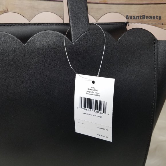 Kate Spade Mina Magnolia Street Scalloped Tote New - Picture 11 of 16